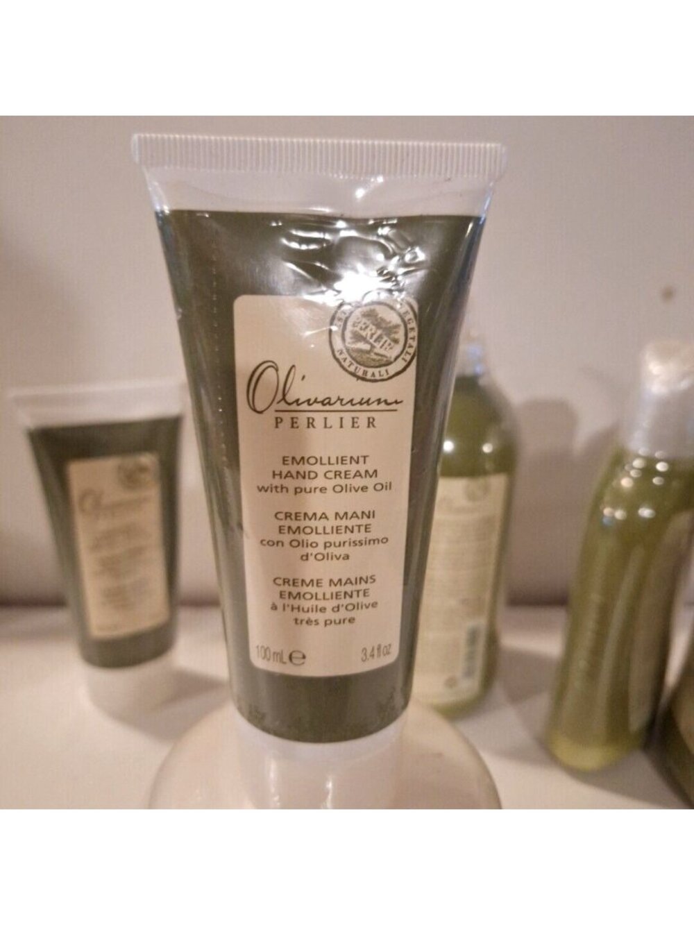 Olivarium Perlier Bath & Shower Hand Cream Hair Mask Lot Olive Oil Sealed Italy - Picture 4 of 11